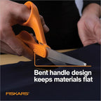 Fiskars Petite Original Orange-Handled Scissors, Crafting and Sewing Stainless - Image 5