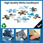 Jigsaw Puzzles for Adults 500 Pieces, Interlock Perfectly Letter on Back No Dust - Image 3