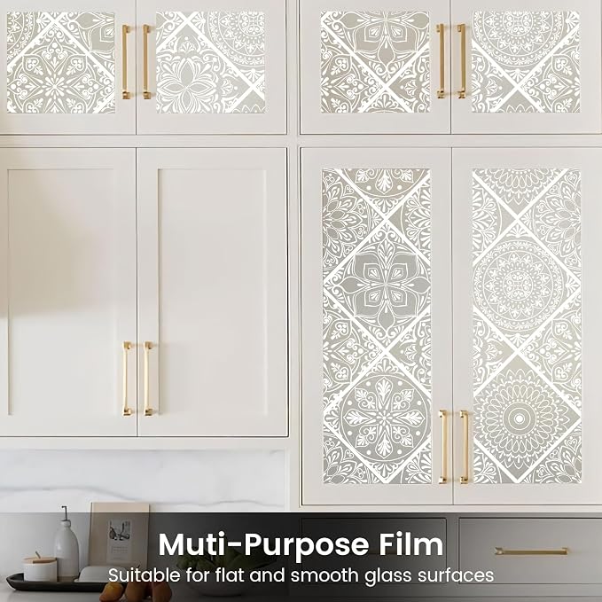 DKTIE Boho Style Stained Glass Window Film - Image 9