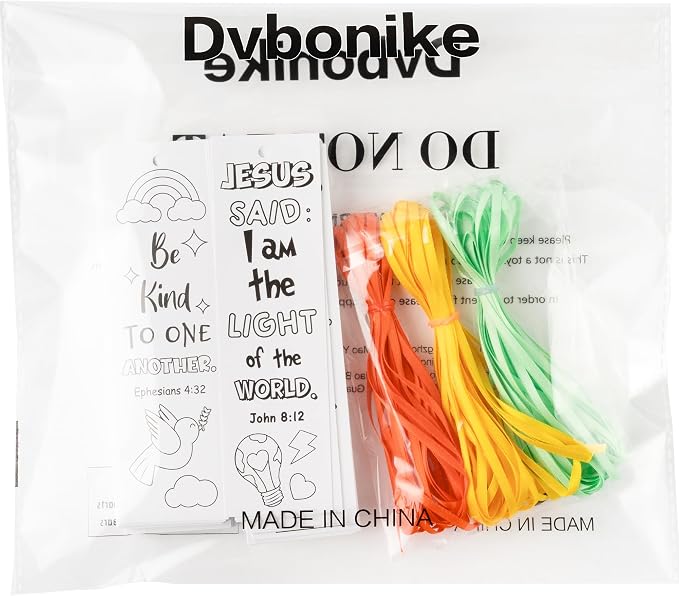 120Pcs Bible Color Your Own Bookmarks Religious DIY Crafts | Christian Coloring - Image 7