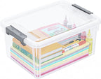 Citylife 17 QT Plastic Storage Bins by Anywish