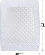 Utopia Bedding Waterproof Mattress Protector, Twin Mattress Pad, Quilted Fitted - Image 4