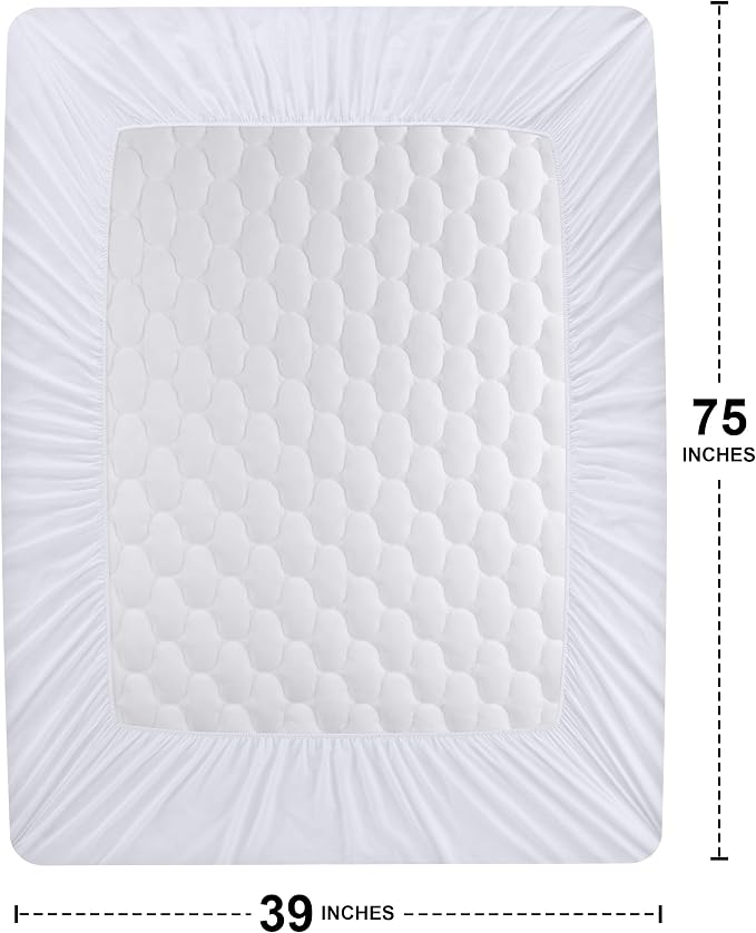 Utopia Bedding 2 Pack Waterproof Mattress Protector, Twin Mattress Pad - Image 4