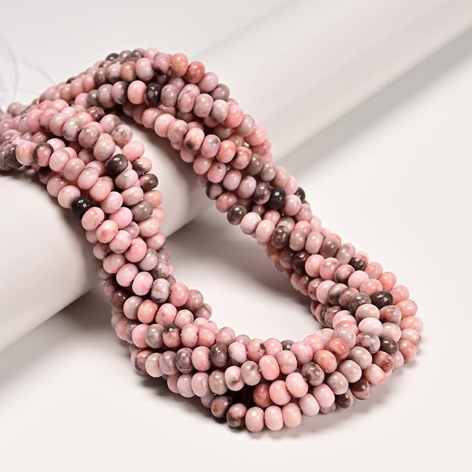 ICAI 4x6mm Natural Rondelle Beads – Loose Gemstone Spacers - Image 3