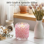 DomeStar Pink Fake Ice, Plastic Crystals Gems, Vase Fillers DIY Craft Makeup - Image 6