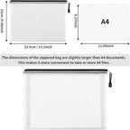 EOOUT 16pcs Mesh Zipper Pouch, Board Game Storage Bags - Image 2