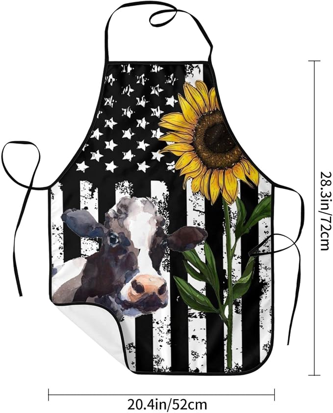 Apron Cooking Chef Work Shop Women Men Baking Decorations Painting Bbq Grilling - Image 6