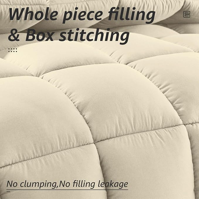 HYLEORY All Season California King Size Bed Comforter - Image 2