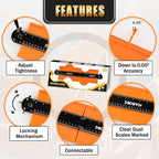 DODOWIN 10+5 Inch Connectable Contour Gauge - Image 4