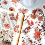 100 Pcs Daisy Camellia Stickers, 50 Patterns - Image 8