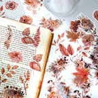 100 Pcs Lavender Purple Flower Stickers - Image 8