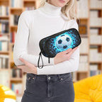 3D Soccer Football Blue Pencil Case Box Boys Girls Large Pencil Pouch Zipper - Image 8