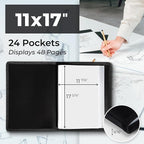 Dunwell 11x17 Art Portfolio Binder - Image 2