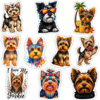 MAIANEY | Yorkshire Terrier Stickers, Cute Yorkshire Terrier Vinyl Decals by Maianey
