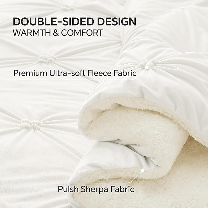 BEDELITE Pituck Fluffy Queen Comforter Set - Image 5