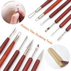 Artzuvs Clay Sculpting Tools 28pcs Polymer Pottery Modeling Tools Set - Image 4