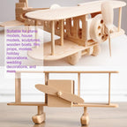 DMiotech Basswood Sheet Round Unfinished Wood Boards 6 Inch x 1/8 Inch Plywood - Image 2