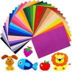 IOOLEEM Multi-Colored Felt Sheets, Pre-Cut Felt Sheets by IOOLEEM