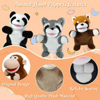 6 Pcs Animal Hand Puppets for Kids - Image 3