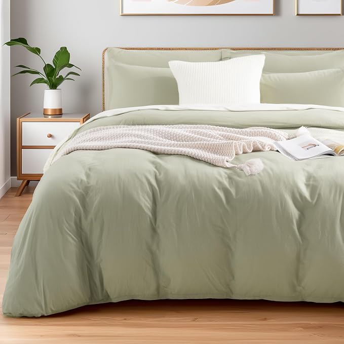 NEXHOME PRO Queen Duvet Cover Set – 100% Certified Organic Cotton by NEXHOMEPRO
