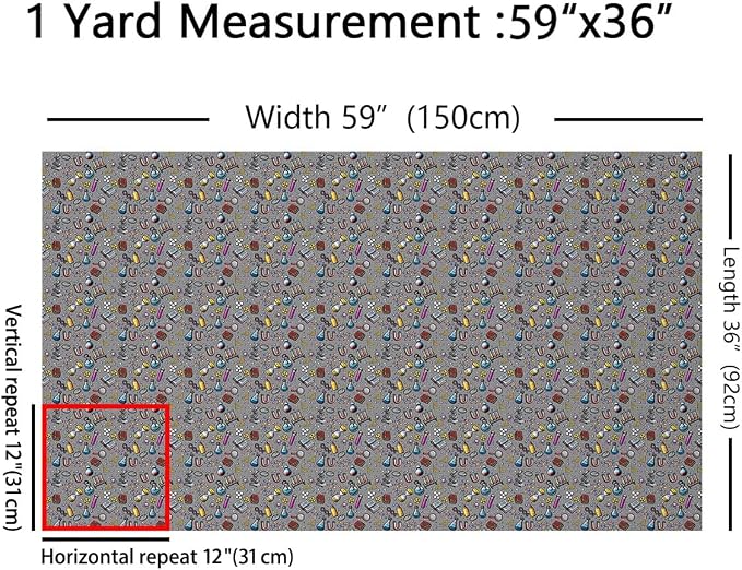 Erosebridal Science Flannel Fabric by The Yard Chemical Hourglass Soft Not - Image 2