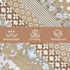 Aubliss 8pcs Fat Quarter Fabric Bundles Quilting Cotton Craft Fabric Pre-Cut - Image 5