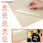 WRAPXPERT Cream HTV Vinyl Rolls Beige Heat Transfer Vinyl 12''x5ft Iron on Vinyl - Image 5