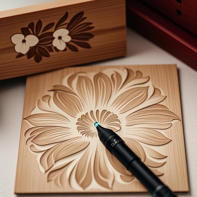 JEUIHAU 20 PCS 10 x 10 Inch Basswood Sheets, 1/4 Inch Thick Square Plywood - Image 6