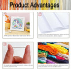 Cross Stitch Kits for Beginners, Colorful Animals Stamped Cross Stitch for - Image 4