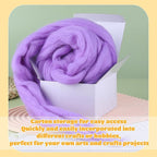 3.53oz Wool Roving, Wool Felting Supplies, Pure Wools, Chunky Yarn, Spinning - Image 9