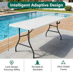 2 Pack Folding Table 6ft - Image 5