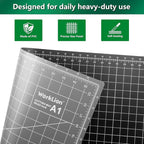 WorkLion Self Healing Cutting Mat 24''x36'': Double-Sided 5-Ply Craft Cutting - Image 2