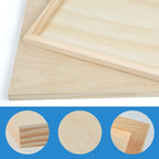 Falling in Art 2 Pack 18x18 Unfinished Birch Wood Panels Kit - Image 5