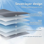 Topcee Weighted Blanket for Adults Queen Size Soft Cooling Heavy Blanket - Image 6