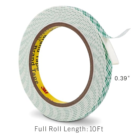 3M Double Sided Foam Tape 0.39" x 10Ft Peel and Stick Mounting Tape - Image 3
