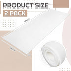 Amylove 2 Pack Polyurethane Foam 1/4" x 24" x 72" High Density Cushion - Image 2