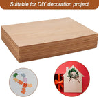 20 Pack 12 x 8 x 1/8 Inch Basswood Sheets, Rectangular Plywood Balsa Wood Sheet - Image 4