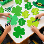 Whaline 99 Pcs St. Patrick's Day Tree Bulletin Board Decoration Green Shamrock - Image 4