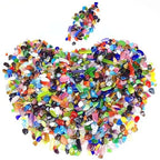 1 Lb Decorative Crystal Pebbles Irregular Shaped Colorful Opal Stones Cat's Eye - Image 3