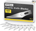 DIYSELF 200 PCS Exacto Knife Blades #11, Exacto Knife Replacement Blade by DIYSELF