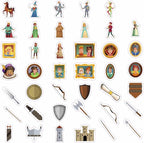 BulbaCraft 100Pcs Medieval Stickers - Image 4