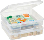 IRIS USA Board Game Storage Containers, and Fits 8.5" x 11" or A4 Papers by IRISUSA