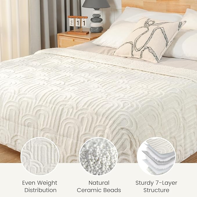 Sherpa Fleece Adult Weighted Blanket Great - Image 5