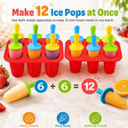 Stuffed Popsicle Mold, 2-in-1 Silicone Ice Pop Maker - Image 3