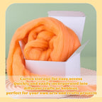 3.53oz Wool Roving, Wool Felting Supplies, Pure Wools, Chunky Yarn, Spinning - Image 8