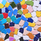 0.8inch-1.6inch Size Irregular Ceramic Mosaic Tiles by AONUOAO