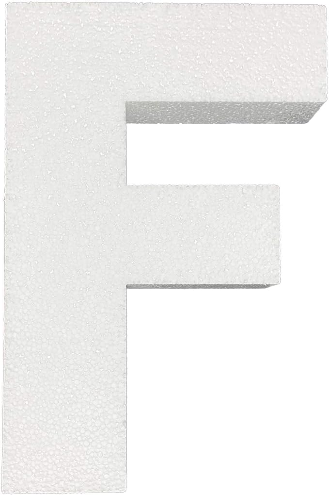 12 Inch Smooth Foam Letters by Crafts+Central