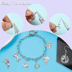 DanLingJewelry 100Pcs 10 Styles Antique Silver Horse & Horseshoe Animal Charms - Image 5