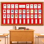 Red Bulletin Board Roll Non-Woven Fabric Poster 16in X 20ft | Back to School - Image 4