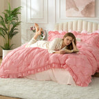 BEDELITE Pink King Size Comforter Set - Image 8